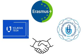 Fakültemiz ile Vilnius Tech Universitesi Arasında Erasmus+ Öğrenci ve Personel Değişim Anlaşması İmzalanmıştır.