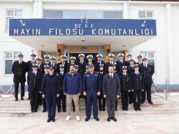 Bölümlerimizden Erdek Mayın Filosu Komutanlığına Teknik Gezi