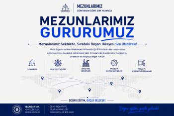 Mezunlarımız Sektörde, Sıradaki Başarı Hikayesi Sen Olabilirsin!
