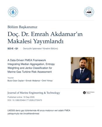 Bölüm Başkanımız Doç. Dr. Emrah Akdamar’ın Ortak Yazarı Olduğu Makale Yayımlandı.