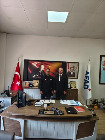 Dekanlığımızca Balıkesir İl Afet ve Acil Durum (AFAD) Müdürü Sayın Şelal Ufuk ERGELDİ ile Görüşme Gerçekleştirilmiştir.