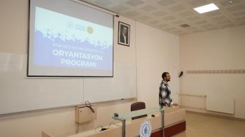 Birinci Sınıf Öğrencilerimize Yönelik Oryantasyon Toplantısı Gerçekleştirildi