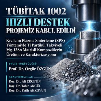 Öğretim Üyemizden TÜBİTAK Destekli Proje Başarısı