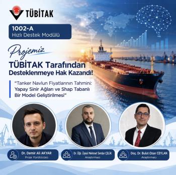 TÜBİTAK Funding Awarded to a Research Project Involving Asst. Prof. Dr. Mehmet Serdar Çelik